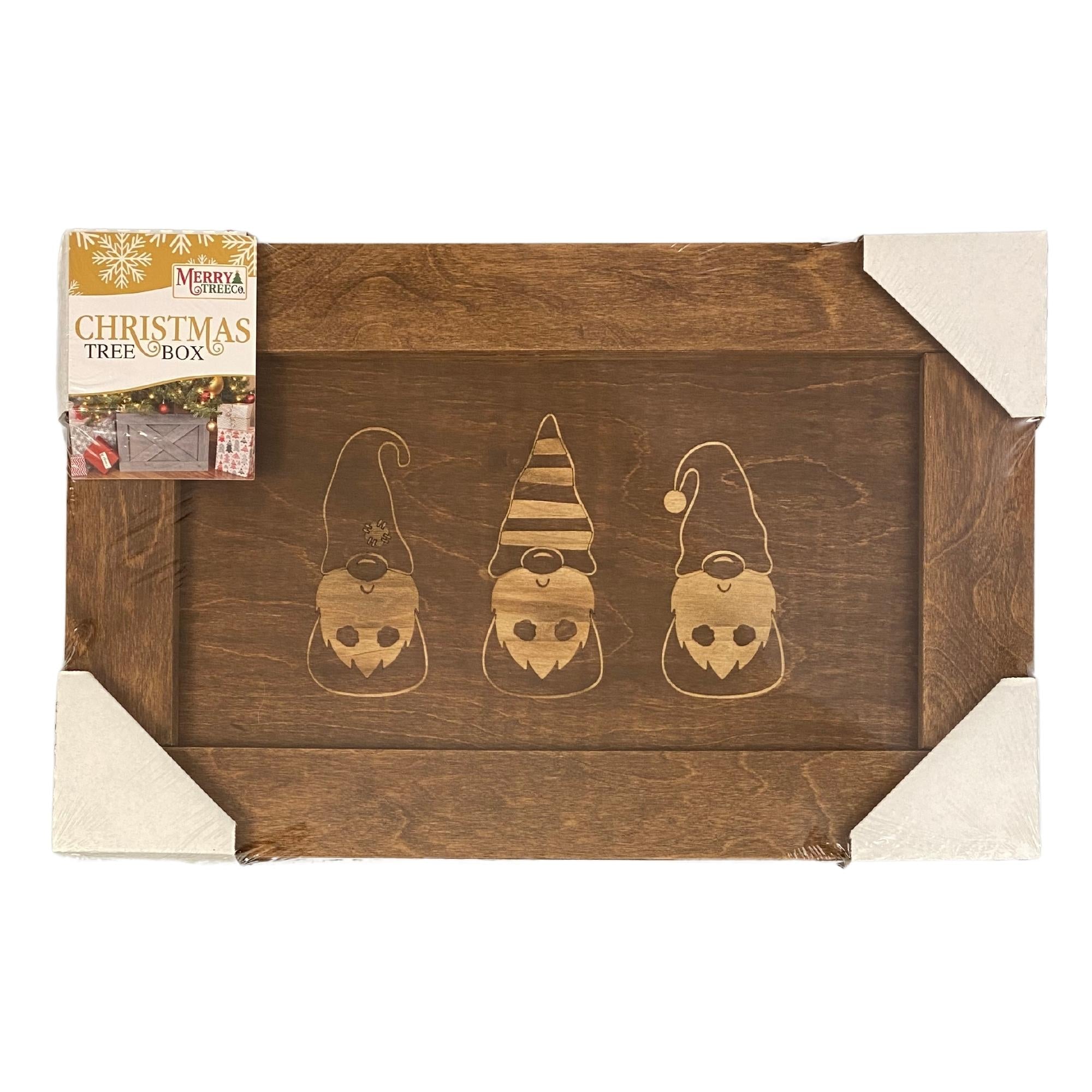 Final Product packaging of light brown gnomes 