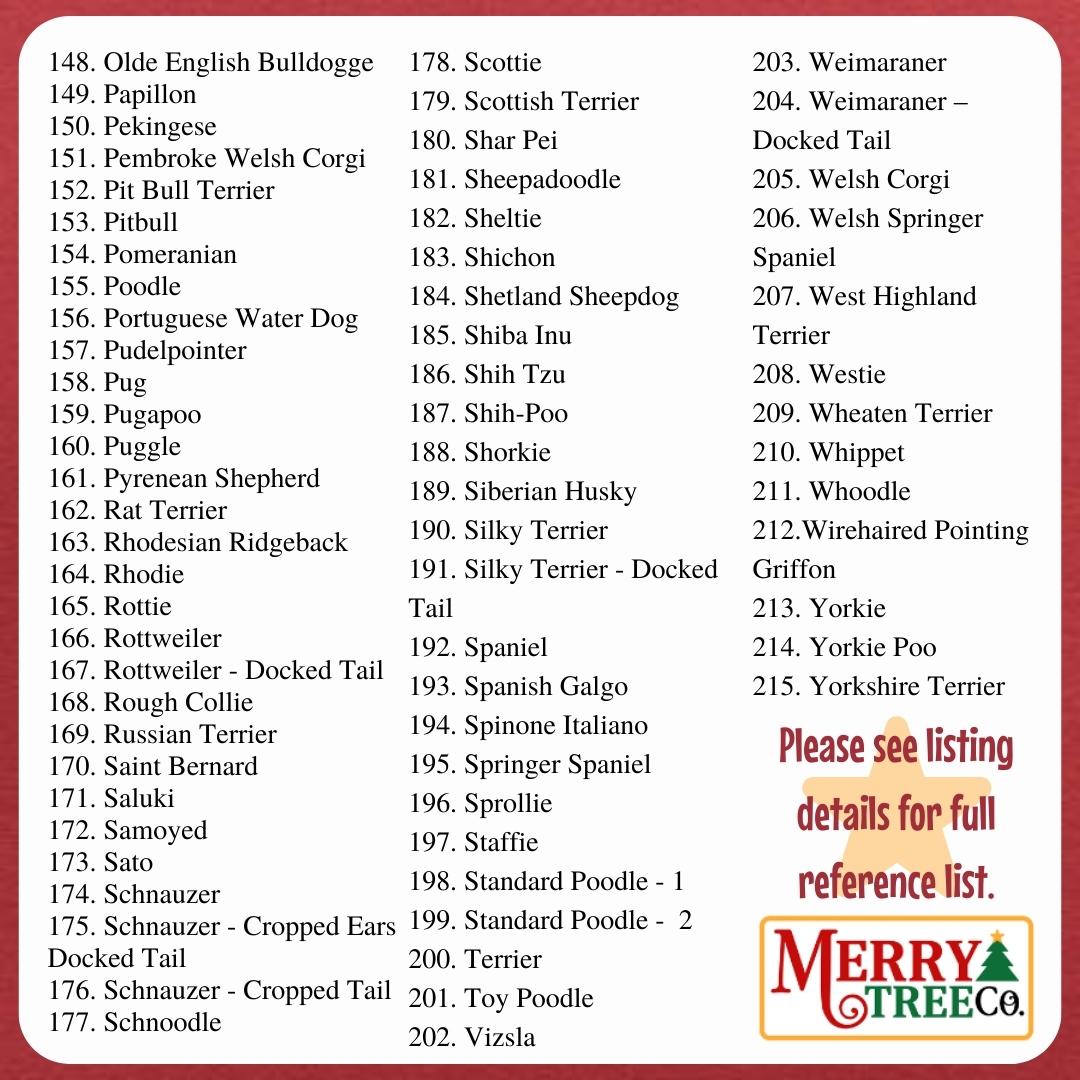 I ❤️ My Dog Series - Breeds A-D